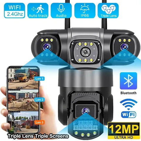 SensForge 2.5K Battery Wi-Fi Security Camera Lite, AI Detection, Night Vision