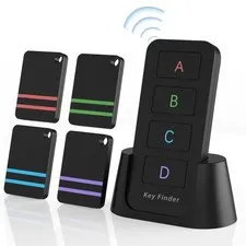 Remote Control Finder, Pack of 4 Find My Keys Device | Stick on Remote Finder...