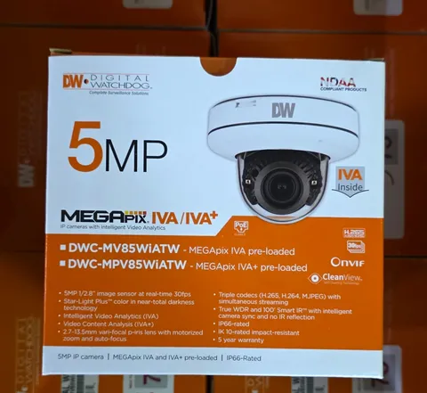 Digital Watchdog DWC-MV85WiATW 5MP IP Dome Varifocal Zoom AF WDR IVA