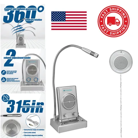 Window Microphone Speakers with High Sensitivity and Anti Interference Function