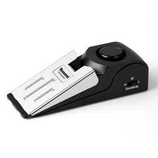1 Pack Door Stop Alarm, Door Stopper with 120DB Security Alarm, Floor Wedge D...