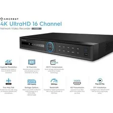 Amcrest NV5216 16-Channel 4K Network Video Recorder