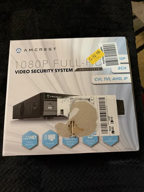 Amcrest 8CH DVR Video Security Recorder HD 1080-Full HD 8 Channel AMDV10818-H5