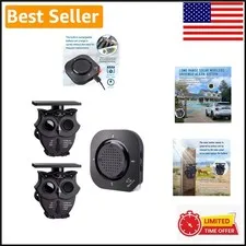 120dB Solar Motion Detector - Long Range Wireless Driveway Security Alert