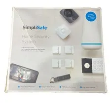 SimpliSafe HSK103 Home Security Kit with HD Camera - White (10 Pieces) (1444290)