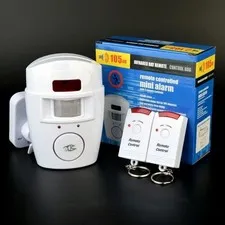 Wireless Motion Sensor Alarm Home Security Detector System With Remote For Garag