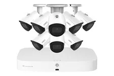 Lorex Fusion NVR with 8 IP Bullet Cameras - 4K 16-Channel 2TB Wired System