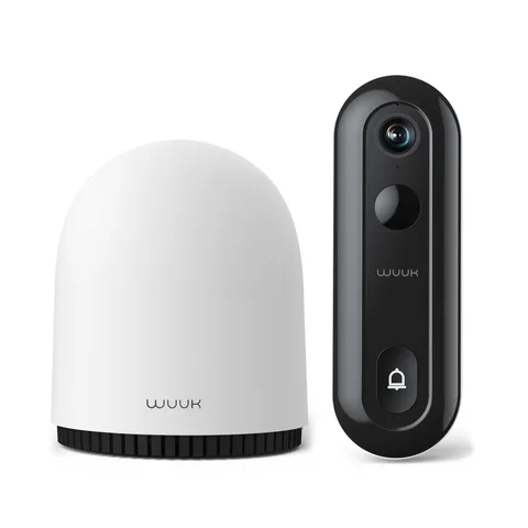 WUUK Doorbell Camera Wireless No Subscription 2K, Wired Video Doorbell | 32G ...