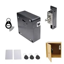 RFID Electronic Cabinet Lock Hidden DIY for Wooden Cabinet Locker Drawer Cupboar