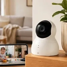 YI Dome Camera 720p HD Pan Tilt WiFi Indoor Security Camera Motion Tracking
