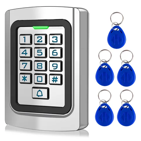 Universal Wired Access Control Keypad, PIN Code & ID Card Metal Door Keypad