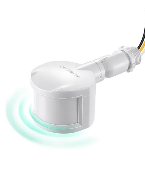 Motion Sensor, 180-Degree Replacement Motion Detector for Security Floodlight...