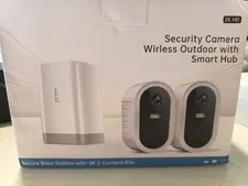 Security Cameras Wireless Outdoor Home System, True 2K HD Night Vision, 