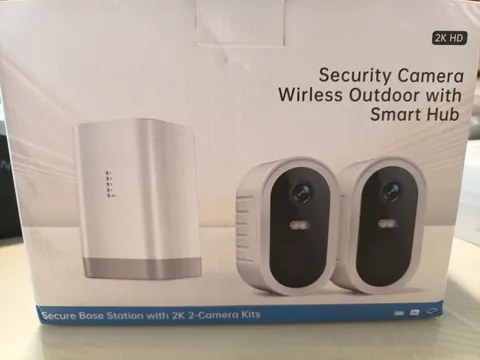 Security Cameras Wireless Outdoor Home System, True 2K HD Night Vision, 