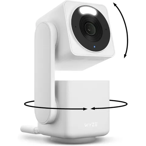 Wyze Cam Pan v4 4K Security Cam Color Night Vision Wi-Fi 6 Works With Alexa New