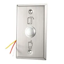 Door Release Button Push to Exit Resettable 36V Switch NO/NC/COM 3A