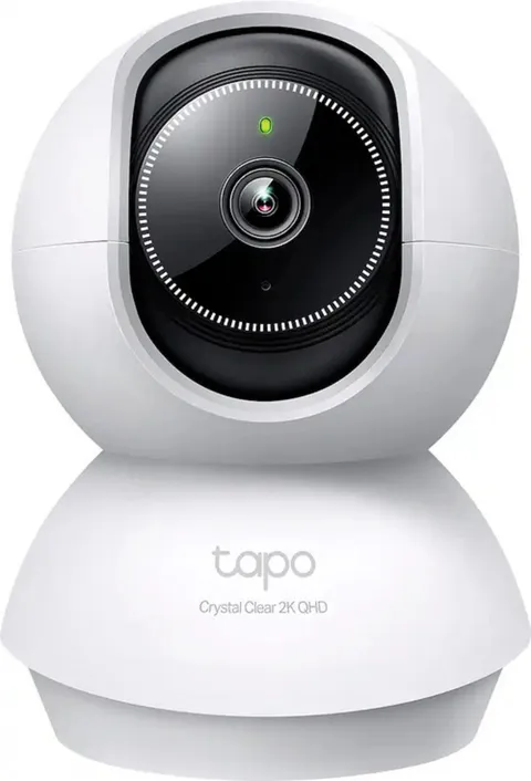 TP-Link TCB72 Tapo 360 Pan/Tilt 2K QHD Home Security Camera, Smart AI Detection,