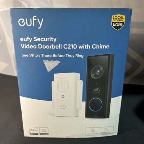 ¥ Eufy Security Video Doorbell C210 with Chime- NEW/OPEN BOX