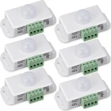 6 Packs 12V 24V PIR LED Sensor Motion Sensor Detector d4421