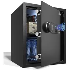 Quick-Access Biometric Gun Safe for Home/Office - 1.69 Cu Ft