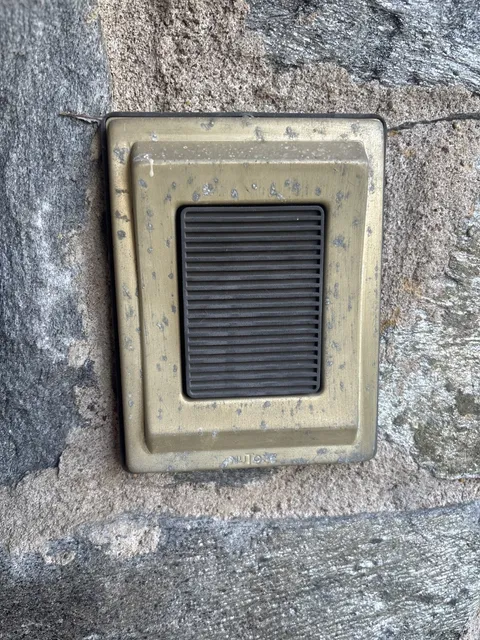 Nutone IS-70AB Intercom Door Speaker IS-70 IS-65 Antique Brass (no push-button)