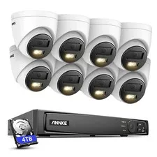ANNKE 12MP 8CH PoE NVR 5MP Audio Security IP Camera System AI Color Night H.265+