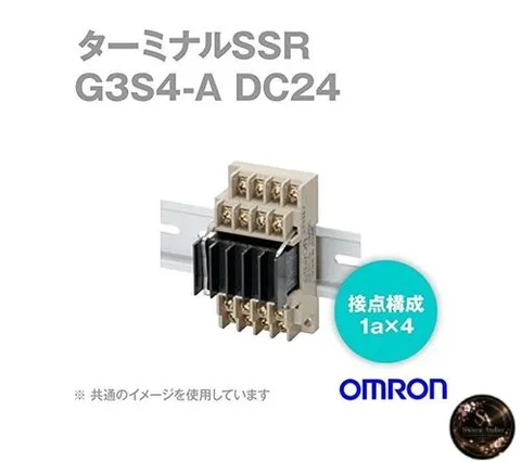 OMRON Terminal SSR 4-pole with heatsink Output load AC75-264V/1A Rated voltage