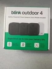 Blink Outdoor 4 Security System - 3 Cameras + Sync - BRAND NEW!
