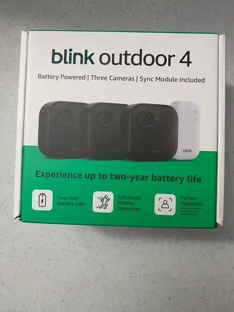 Blink Outdoor 4 Security System - 3 Cameras + Sync - BRAND NEW!