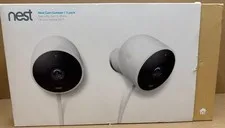NEST Cam Outdoor Smart Security Camera (2-Pack) - NC2400ES - Open Box