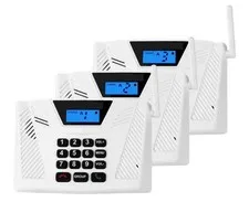 3 Pack Intercoms Wireless for Home Hands Free 2024 Upgraded Intercom 5300’ White