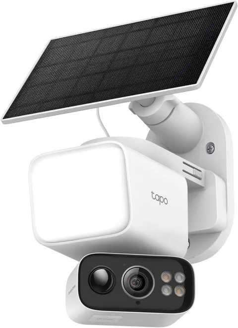 2K Outdoor Pan/Tilt Wireless Floodlight Security Camera - Battery Power with ...