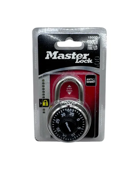 New 2015 Master Lock 1500D Stainless Steel Case Combination Lock USAMade