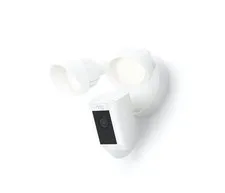 Ring Floodlight Cam Wired Plus Motion-Activated Camera 1080p White NEW