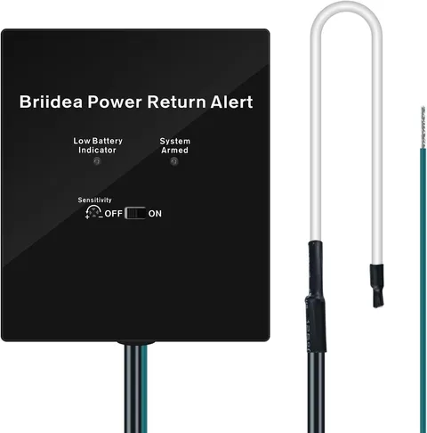 Power Return Alarm, Briidea Utility Power Back on Alert for Generator, Loud Sire