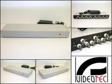 VIDEOTEC VD816PR1 19" 1U Rack VD Video Distributor Security 8 Inputs 16 Outputs