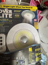 Over Lite Ultra 3X Motion Ceiling/Wall Light 400lm Wireless Remote 3 Modes