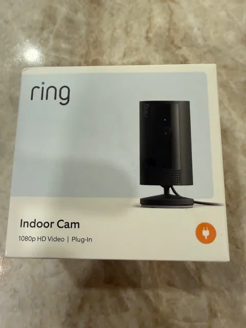 New Ring Stick Up Cam Battery - Indoor/Outdoor Smart Security Camera, Black