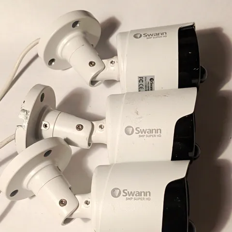 Swann PRO-5MPMSB 5MP Bullet Security Cameras Wired BNC Night Vision 3pk