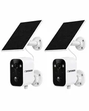 Defender AI 4K Solar Powered Everwatch Battery Wireless Security Camera, AI D...