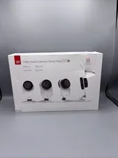 YI 1080p Home Camera Family Pack 4 in 1 WiFi Night Vision 2-Way Audio
