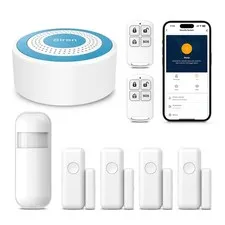 PGST Wireless Alarm System for Home Security,DIY WiFi Siren A519W-US-G