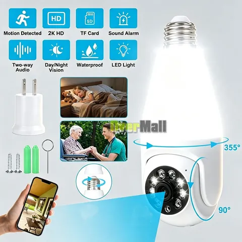Wireless Security Camera System Outdoor Home 5G Wifi Color Night Vision Cam 3MP