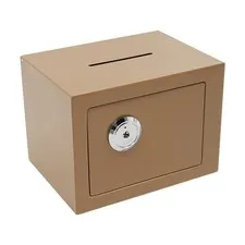 Small Safe Box with Drop Slot, Safe Box for Money, Cash Safe Box for Cabinets