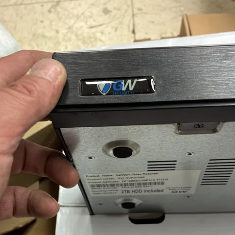 GW Security GW-NVR3109E 8CH 4K Network Video Recorder w/ 2TB HDD Included