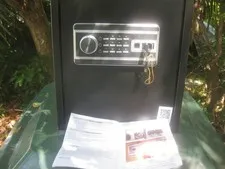 Safe/box Vevor 60L black 18 1/2 high x 13 1/2 wide x 12 deep two emergency keys