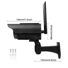 Outdoor Solar Simulation Camera Waterproof Dummy Home Safe CCTV Surveillance