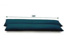 10FT Water Activated Flood Barriers for Home Door, Sandless Sand Bags for anti F