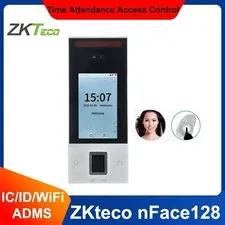 ZKTeco nFace128 Facial Recognition Fingerprint Time Attendance Control System