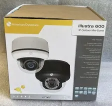 ADCI610lt-D111 illustra 600 OUTDOOR FIXED DOME WIDE ANGLE BLACK CLEAR New